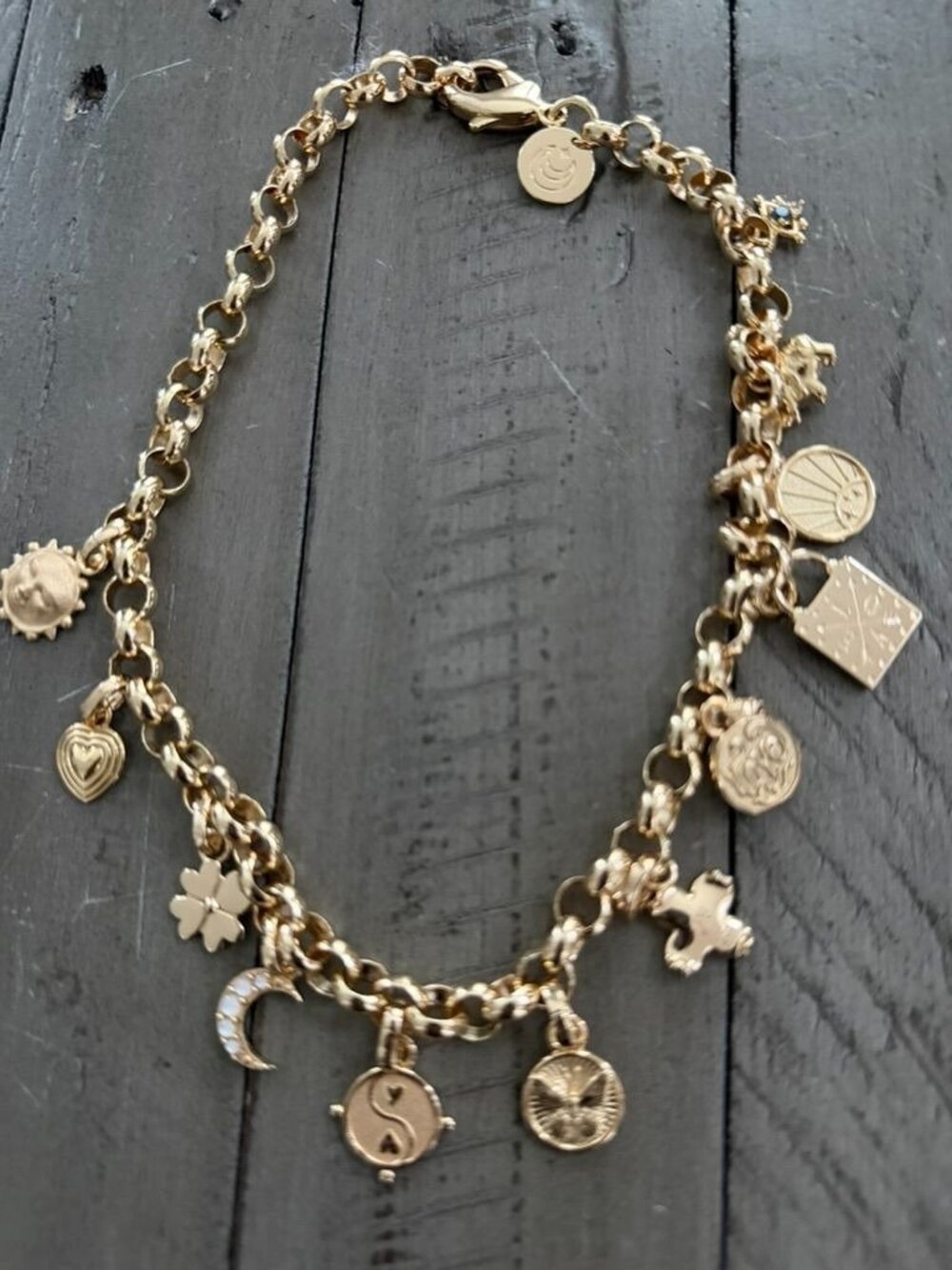 Jane Win 12 Days of Gifting Charm Set With Necklace RARE NEW IN BOX!